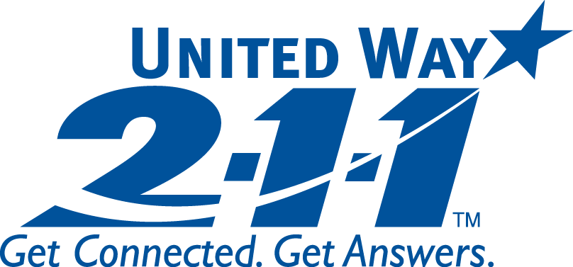 A blue and black logo for united way of the greater bay area.